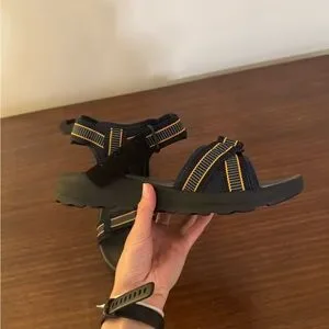 Nunn Bush Men’s Size US 9 UK 8 EUR 42 River Sandals Huck Sport Brown Navy Marine Rio Bravo Three Strap River Sandal Men main image 4